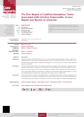 Cover page: The First Report of Calcified Amorphous Tumor Associated with Infective Endocarditis: A Case Report and Review of Literature.