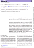 Cover page: Search for C ii emission on cosmological scales at redshift Z&nbsp;∼&nbsp;2.6