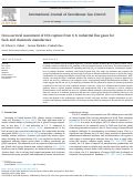 Cover page: Cross-sectoral assessment of CO2 capture from U.S. industrial flue gases for fuels and chemicals manufacture