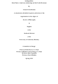 Cover page: Settling Debts: Early Native American Authorship and the Credit Economy