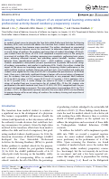 Cover page: Assessing readiness: the impact of an experiential learning entrustable professional activity-based residency preparatory course