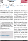 Cover page: Leveraging microbial biosynthetic pathways for the generation of ‘drop-in’ biofuels