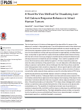 Cover page: A Novel Ex Vivo Method for Visualizing Live-Cell Calcium Response Behavior in Intact Human Tumors