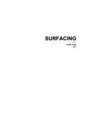 Cover page: Surfacing