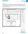 Cover page: Therapeutic antibodies, targeting the SARS-CoV-2 spike N-terminal domain, protect lethally infected K18-hACE2 mice
