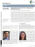 Cover page: Desulfurization of JP-8 jet fuel: challenges and adsorptive materials