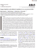 Cover page: Oxygen depletion and sediment respiration in ice‐covered arctic lakes