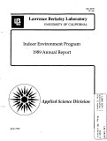 Cover page: Indoor Environment Program - 1989 Annual Report