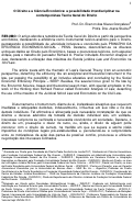 Cover page: O Direito e a Ciência Econômica: a possibilidade interdisciplinar na  contemporânea Teoria Geral do Direito