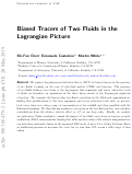 Cover page: Biased tracers of two fluids in the Lagrangian picture