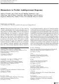 Cover page: Biomarkers to Predict Antidepressant Response