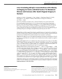 Cover page: Low Circulating Adropin Concentrations with Obesity and Aging Correlate with Risk Factors for Metabolic Disease and Increase after Gastric Bypass Surgery in Humans