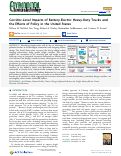 Cover page: Corridor-Level Impacts of Battery-Electric Heavy-Duty Trucks and the Effects of Policy in the United States.