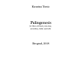 Cover page: Palingenesis