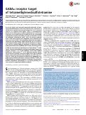 Cover page: GABAA receptor target of tetramethylenedisulfotetramine