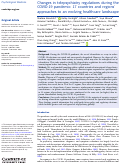 Cover page: Changes in telepsychiatry regulations during the COVID-19 pandemic: 17 countries and regions' approaches to an evolving healthcare landscape