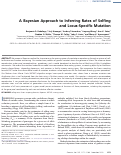 Cover page: A Bayesian Approach to Inferring Rates of Selfing and Locus-Specific Mutation