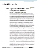 Cover page: A generalisation of the method of regression calibration.