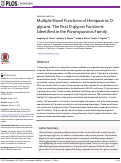 Cover page: Multiple Novel Functions of Henipavirus O-glycans: The First O-glycan Functions Identified in the Paramyxovirus Family