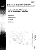 Cover page: Conformal Models of Thirring Type and the Affine Virasoro Construction
