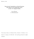 Cover page: Non-Secular Regularities in Stock Returns: The Impact of the High Holy Days on the U.S. Equity Market, Forthcoming in the Financial Analysts Journal