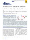 Cover page: High-Precision Control of Plasma Drug Levels Using Feedback-Controlled Dosing