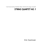 Cover page: String Quartet No. 1