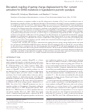 Cover page: Disrupted coupling of gating charge displacement to Na+ current activation for DIIS4 mutations in hypokalemic periodic paralysis