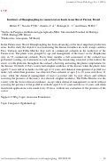 Cover page: Incidence of Huanglongbing in commercial orchards in northwest Paraná, Brazil