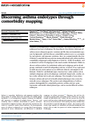 Cover page: Discerning asthma endotypes through comorbidity mapping.