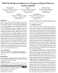 Cover page of PIM-FW: Hardware-Software Co-Design of All-pairs Shortest Paths in DRAM