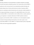 Cover page: Virtual Research Prioritization: Innovations for Research Agenda Development With Impacted Communities