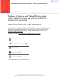 Cover page: SEMIPARAMETRIC MODELS WITH COVARIATES FOR LIFETIME DATA UNDER A GENERAL CENSORING SCHEME WITH AN APPLICATION TO CONTINGENT VALUATION