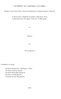 Cover page: Dualities and Curved Space Partition Functions of Supersymmetric Theories