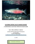 Cover page: California Central Valley Chinook Salmon: A Comparison of Statistical Forecasts for 2007 and 2008