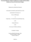 Cover page: Structural Behavior of Bent Cap Beams in As-built and Retrofitted Reinforced Concrete Box-Girder Bridges