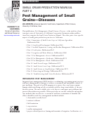 Cover page: Small Grain Production Pt 6: Pest Management — Diseases