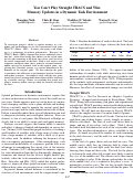 Cover page: You Can’t Play Straight TRACS and Win: Memory Updates in a Dynamic Task Environment