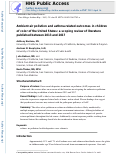 Cover page: Ambient Air Pollution and Asthma-Related Outcomes in Children of Color of the USA: a Scoping Review of Literature Published Between 2013 and 2017