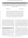 Cover page: The Next Big Five Inventory (BFI-2): Developing and Assessing a Hierarchical Model With 15 Facets to Enhance Bandwidth, Fidelity, and Predictive Power