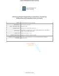 Cover page: Enhancing student explanations of evolution: Comparing elaborating and competing theory prompts