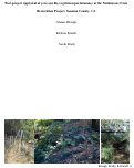 Cover page: Post-project appraisal of year one Re-vegetation performance at the Nathanson Creek Restoration Project, Sonoma County, CA