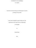 Cover page: The Effect of Climate Change and Anthropogenic Activities on Mangrove Ecosystems