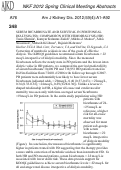 Cover page: SERUM BICARBONATE AND SURVIVAL IN PERITONEAL DIALYSIS (PD): COMPARISON WITH HEMODIALYSIS (HD)