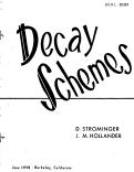 Cover page: DECAY SCHEMES