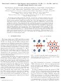 Cover page: Structural evolution of the kagome superconductors <em>A</em>V<sub>3</sub>Sb<sub>5</sub> (<em>A</em> = K, Rb, and Cs) through charge density wave order