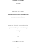 Cover page: Sunny with a chance of traffic: Government intervention and its effects on knowledge accumulation in science and industry