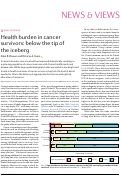 Cover page: Health burden in cancer survivors: below the tip of the iceberg.