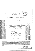 Cover page: 2.1E Supplement