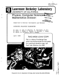 Cover page: SATURATED AVALANCHE CALORIMETER